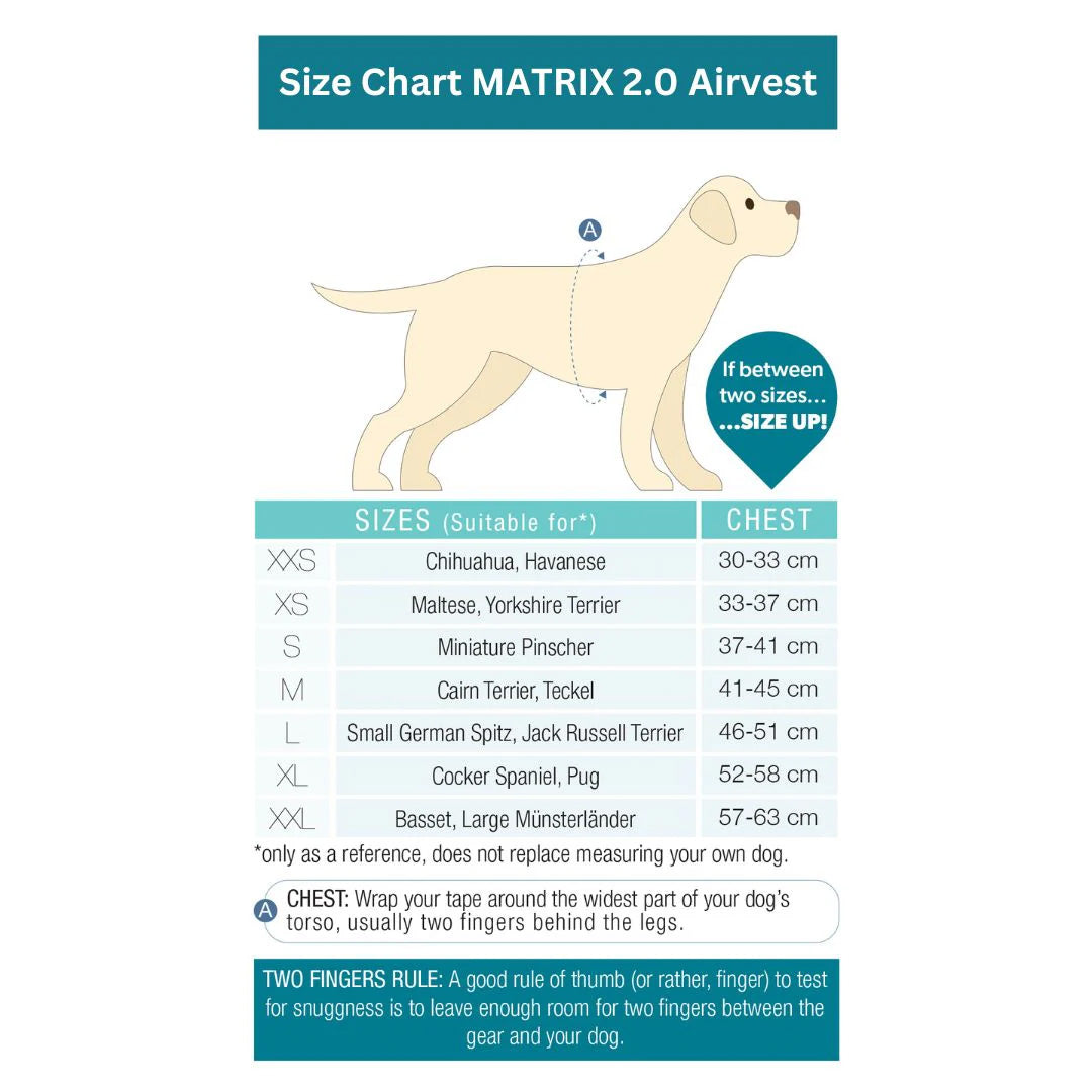 Arnés para perros Air Vest - Matrix 2.0 Sand