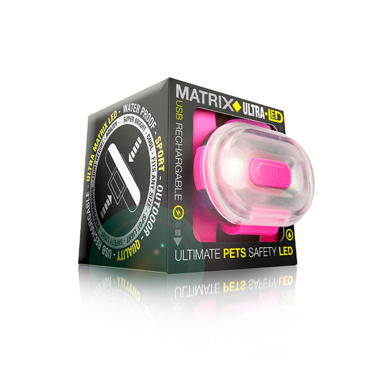 Matrix Ultra LED - Luz de seguridad Rosa