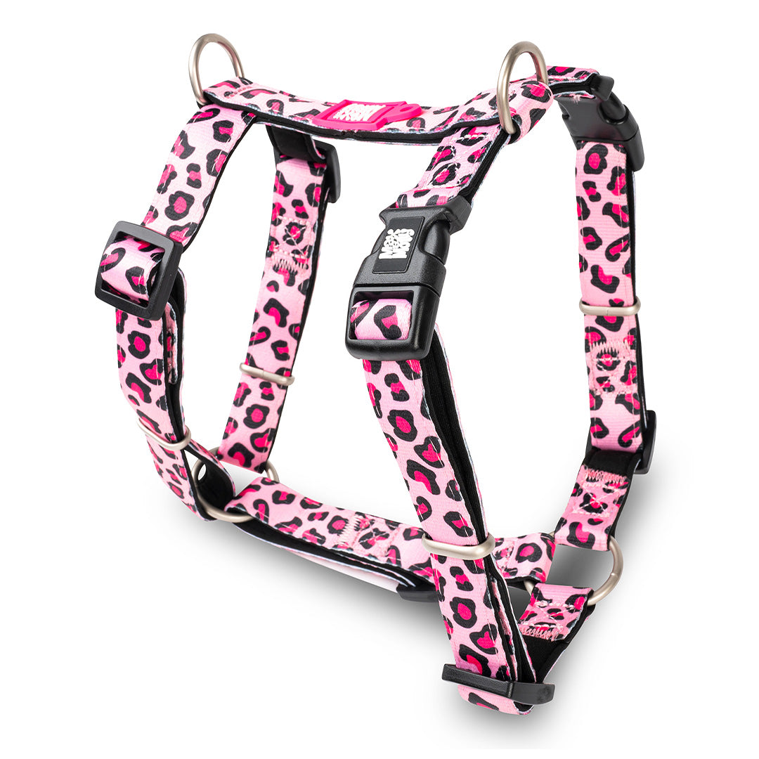 Arnés H - Leopard Pink