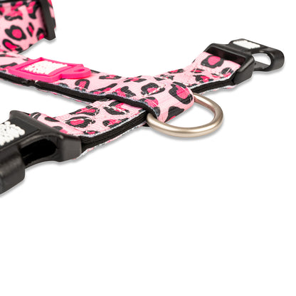 Arnés H - Leopard Pink