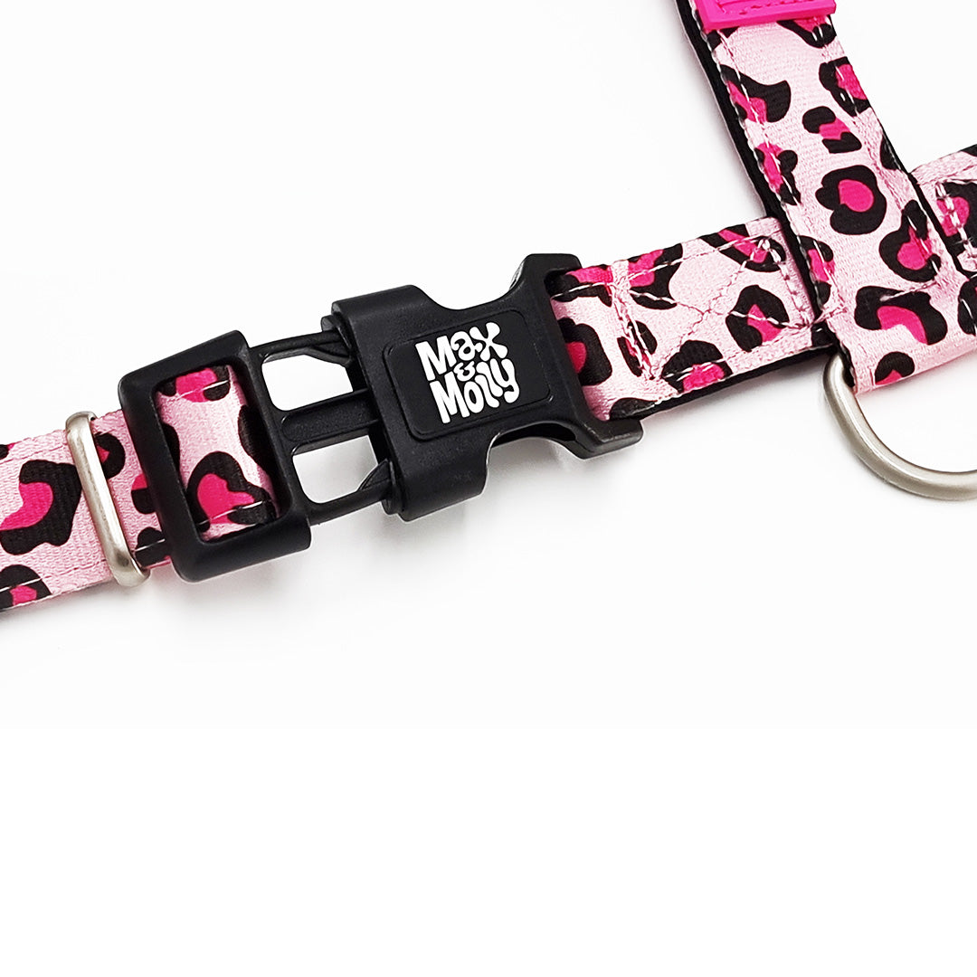 Arnés H - Leopard Pink