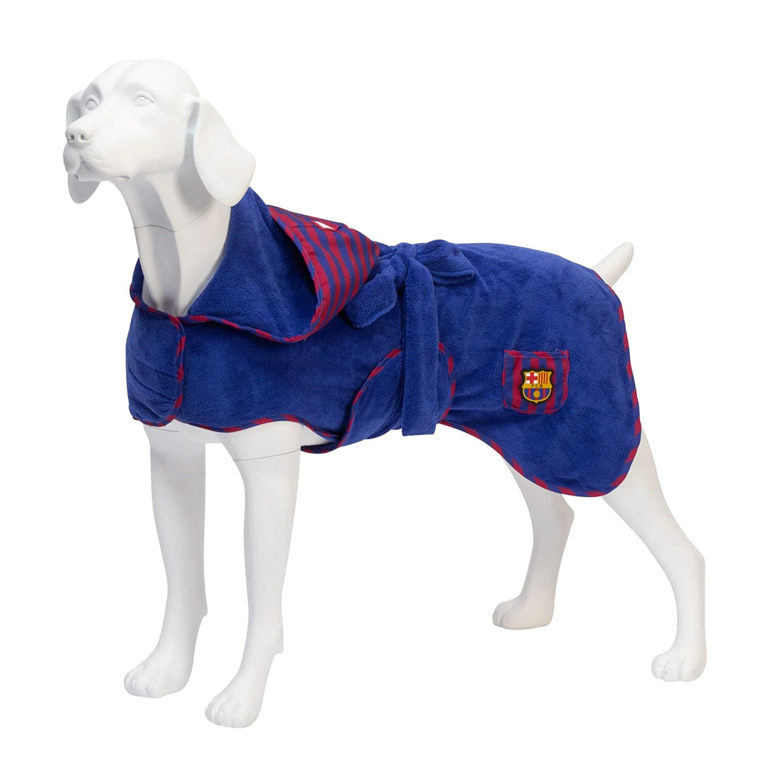 Albornoz para perros - FC Barcelona
